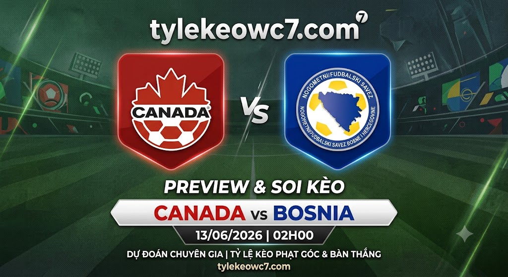 Soi kèo Canada vs Bosnia